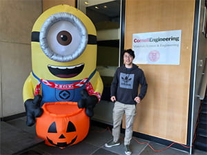 A photo of Cornell Engineering student Tao